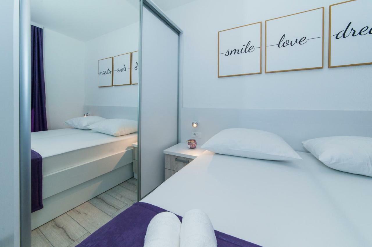 Apartmani Spiline - Mia Baska Voda Bagian luar foto