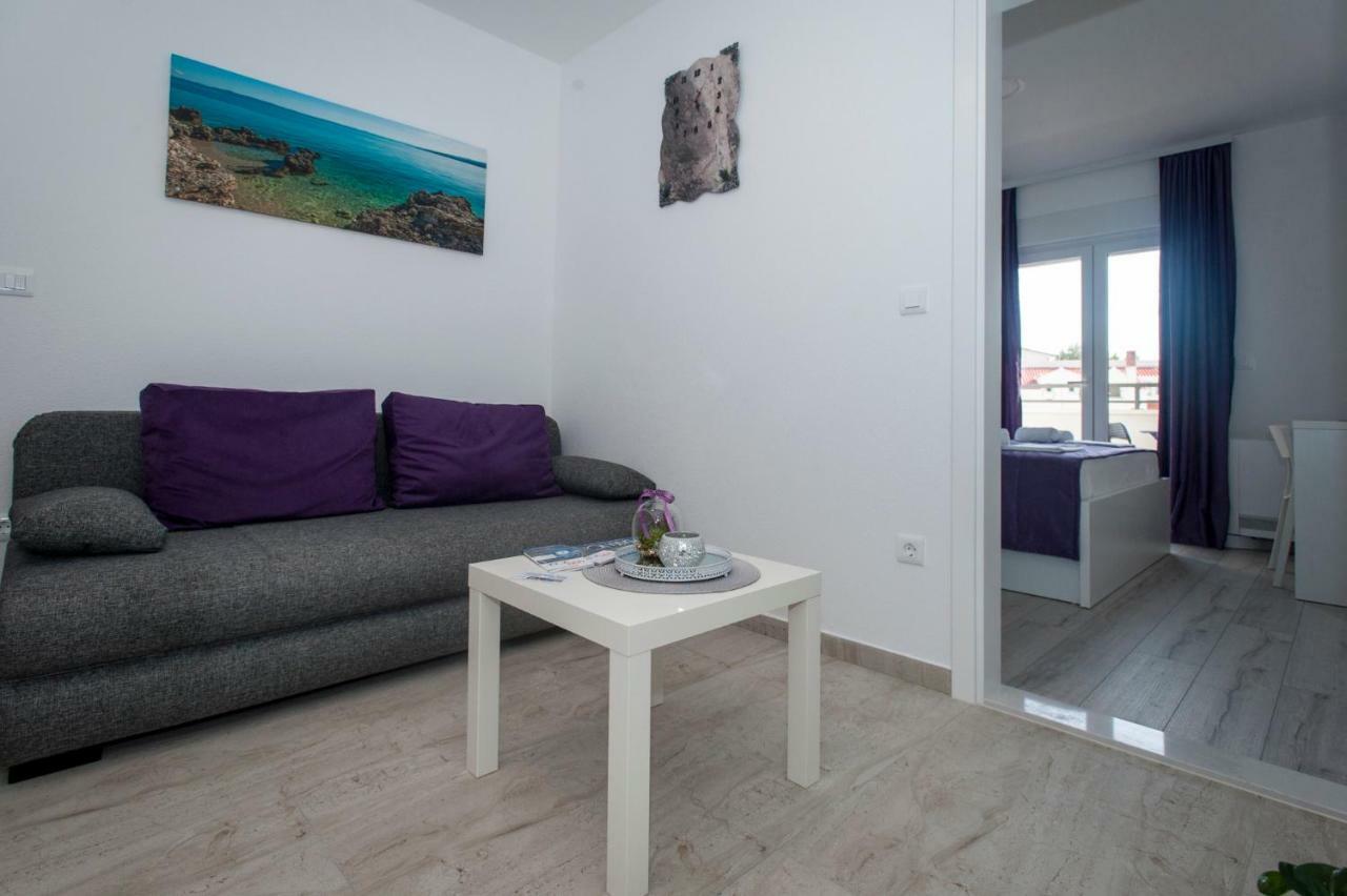 Apartmani Spiline - Mia Baska Voda Bagian luar foto
