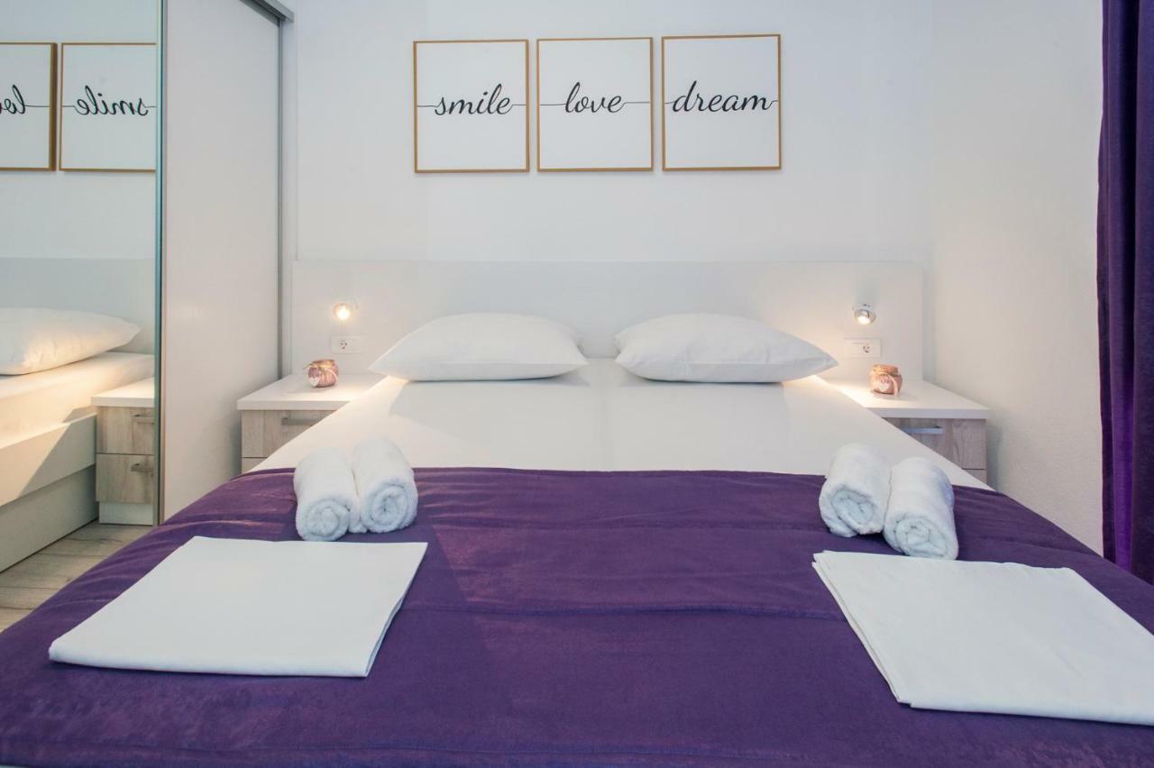 Apartmani Spiline - Mia Baska Voda Bagian luar foto